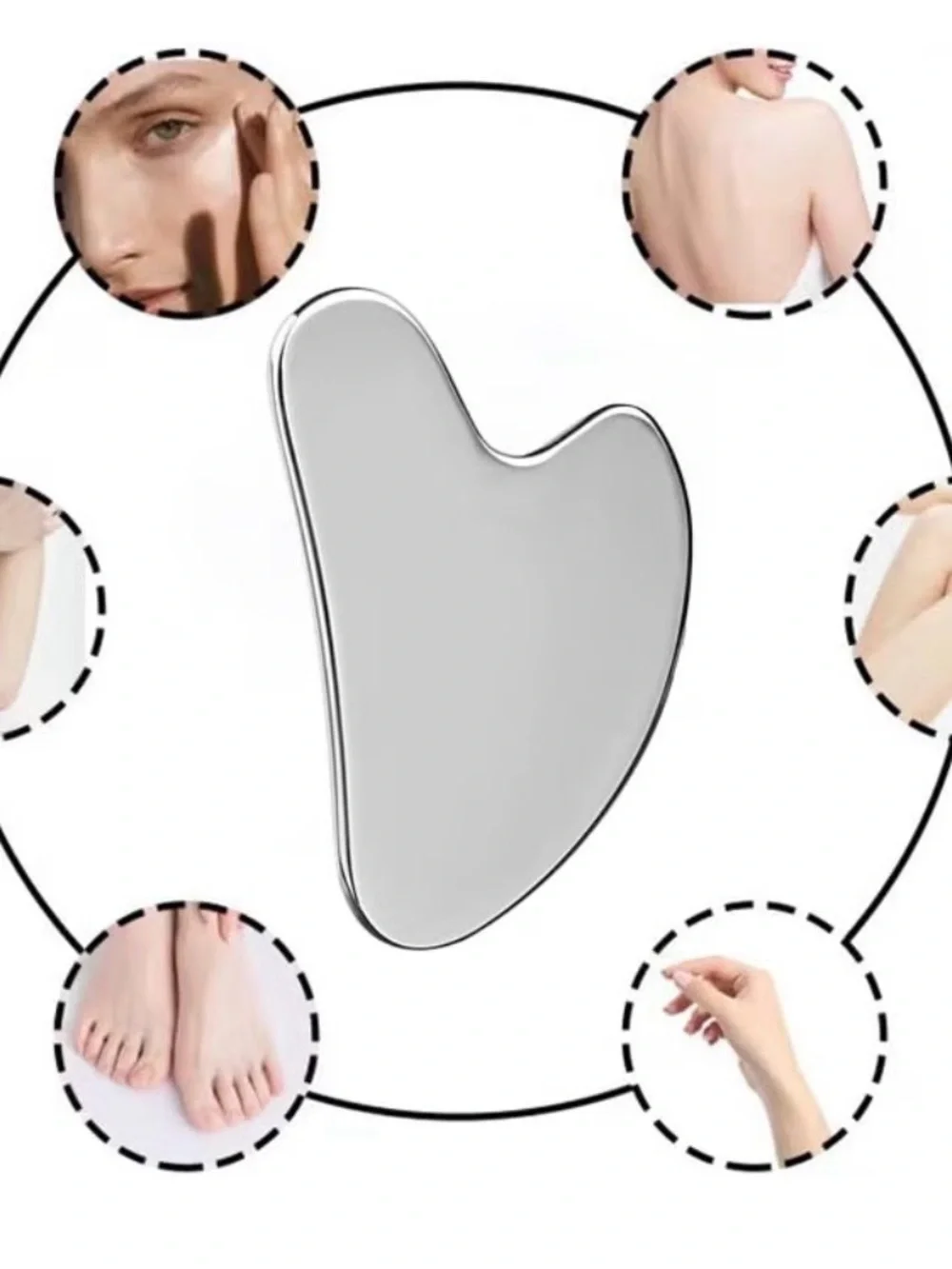 Plantifique Stainless Steel Gua Sha – Like New, In Tin.